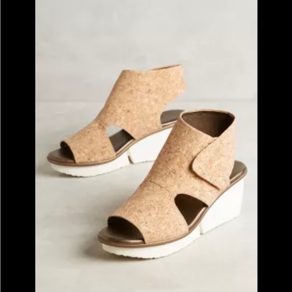 Farylrobin Anthropologie Cork Wedges